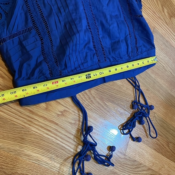 FARM Rio Sleeveless Square-Neck Lace Maxi Dress Sz L NWT - Picture 6 of 16